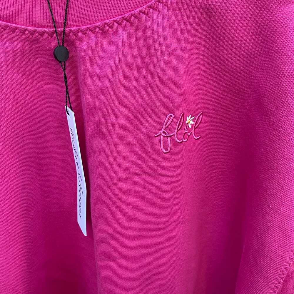For Love and Lemon Alex Oversized Pink Sweatshirt Medium - Picture 3 of 7